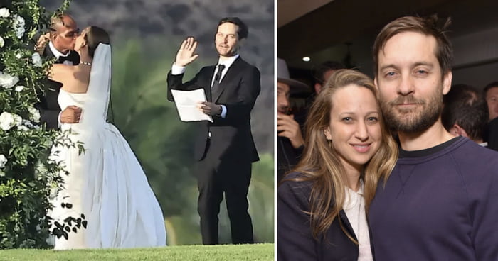 Tobey Maguire Officiates Ex-Wife’s Wedding To Billionaire Heir Weeks After Finalizing Their Divorce