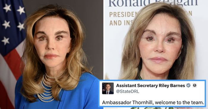 Trump's Newly Appointed Ambassador Barbara Thornhill Goes Viral