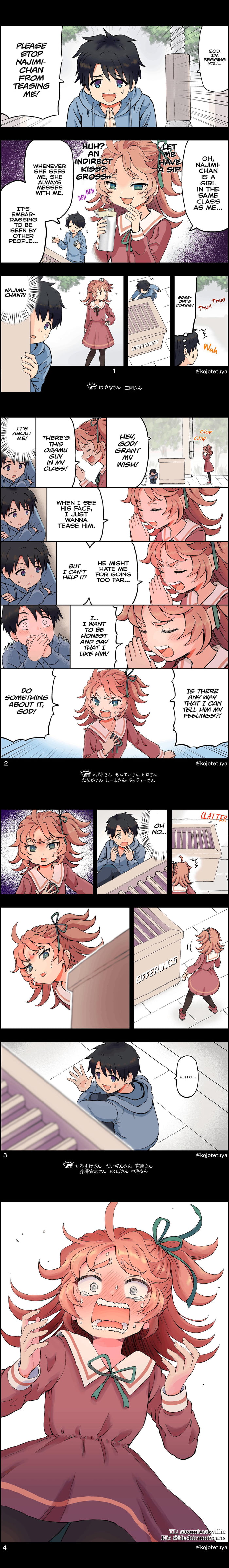 Secret tsundere love confession