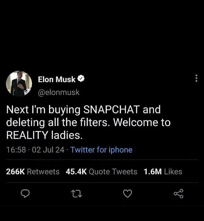 Elon on absolute demon time 😈