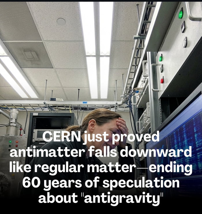 No antigravity after all