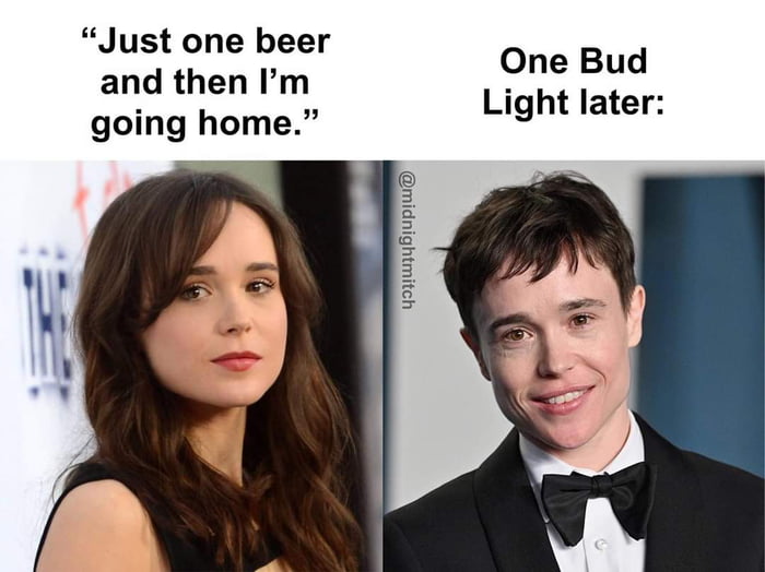 Too much beer is bad