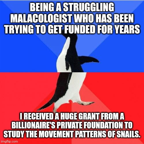 Malacology is the study of molluscs