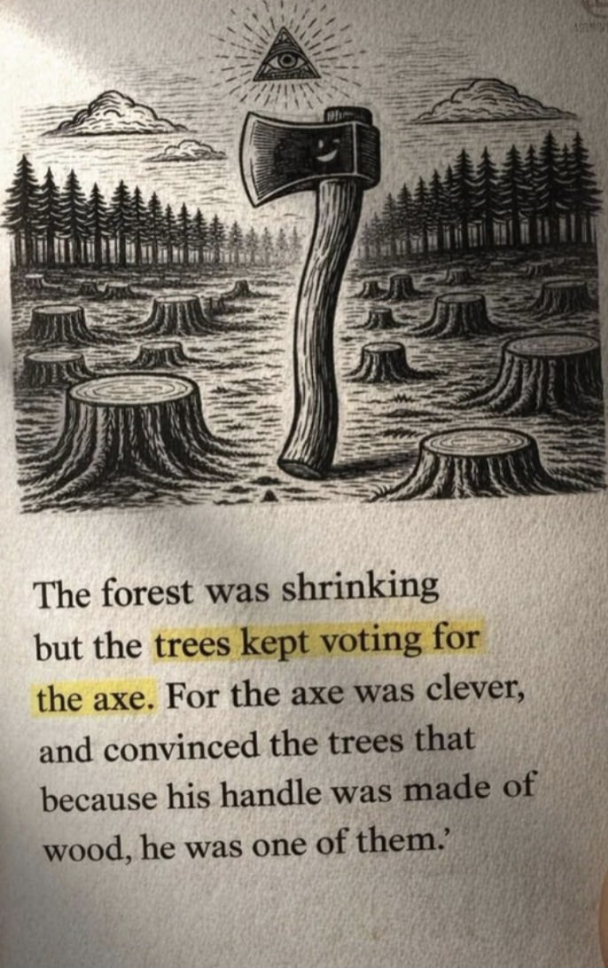 The scum rise to the top