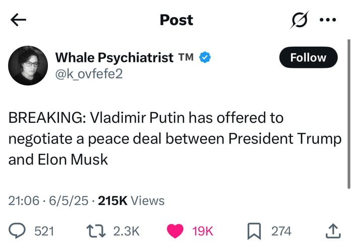 Trump vs Elon