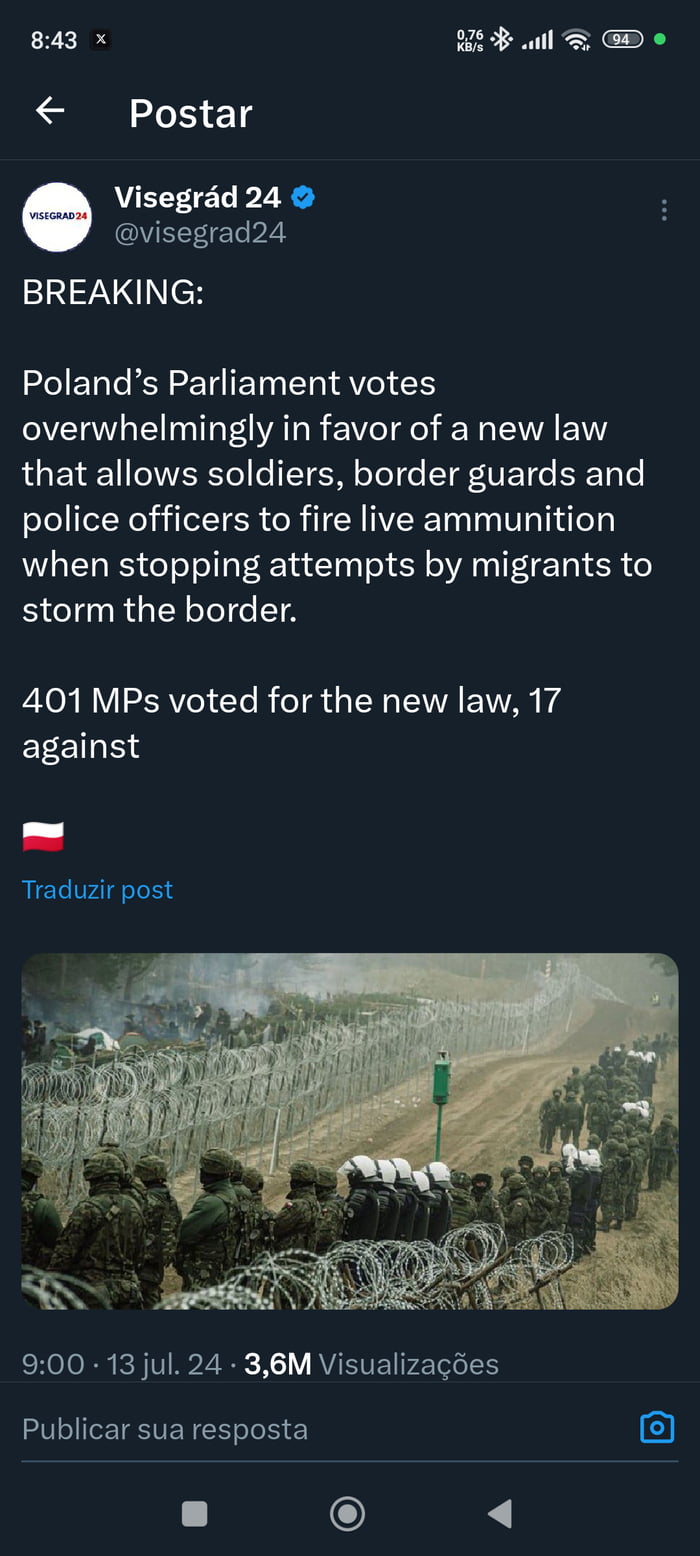 Poland is not fking around