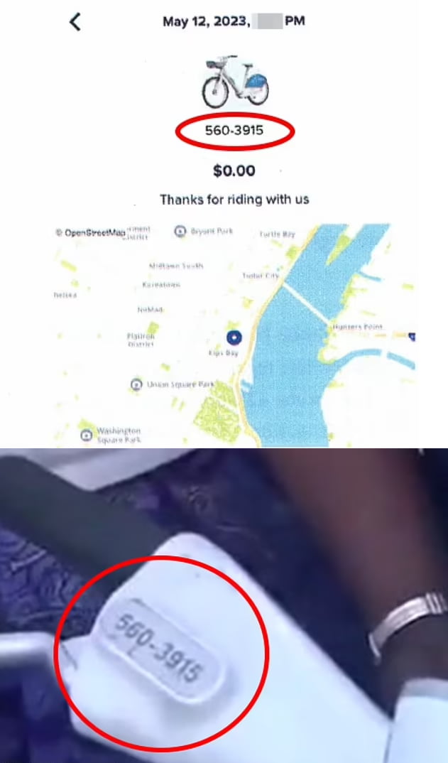 Nurse Karen's lawyer showed the receipt, she did pay for the bike