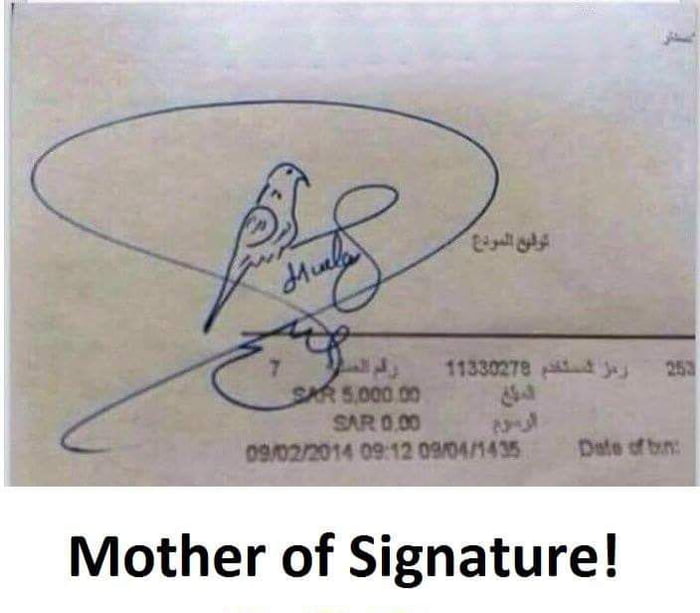 Share some awesome signature