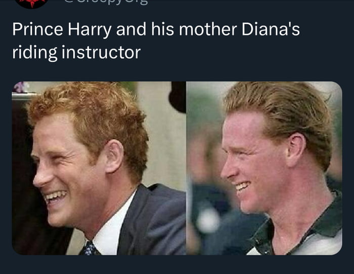 "Riding instructor" indeed.