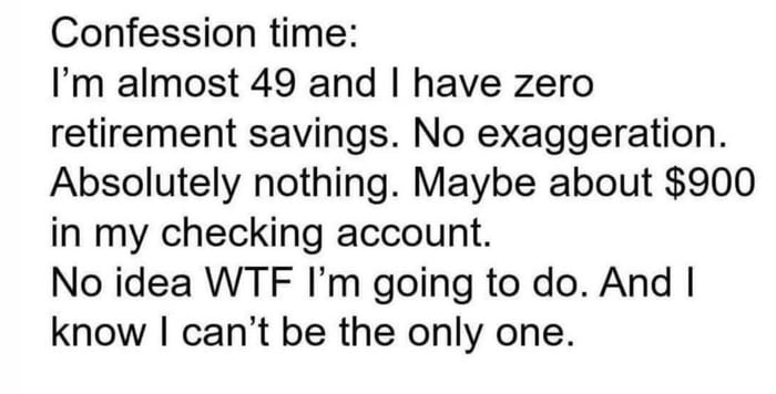 We all f**ked? Or just me.