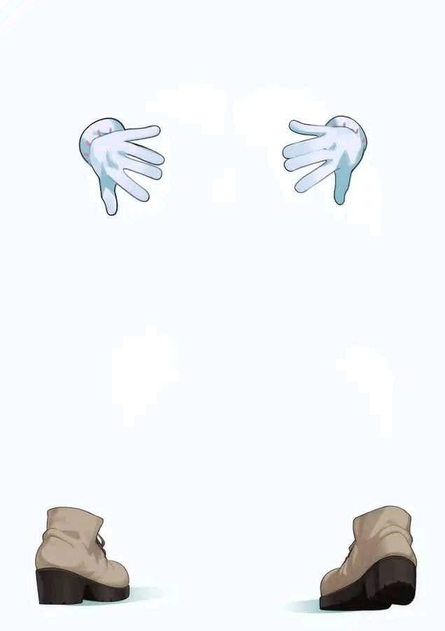 Just A Floating Glove And Boots Right😏