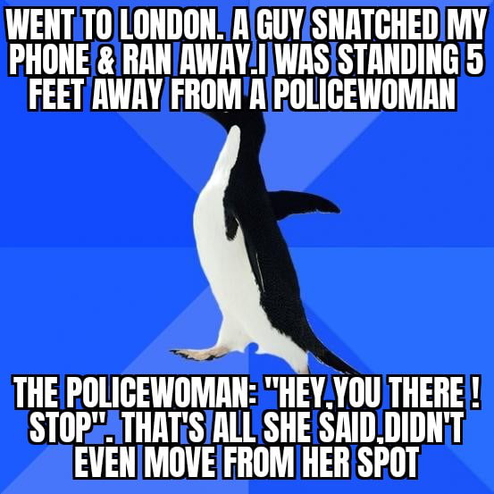 Wtf is wrong with the cops in England ?