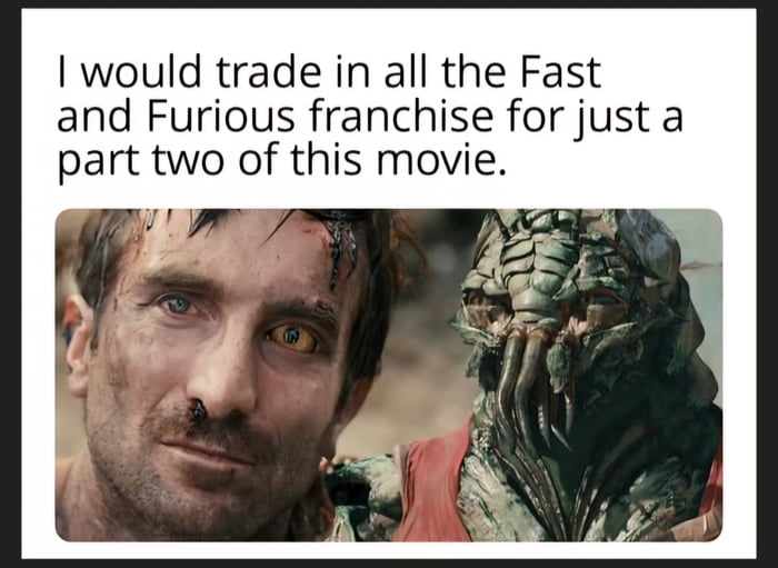 I want it, but not now with the industry falling apart. F**k the woke