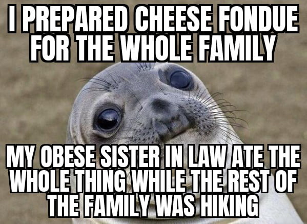 She thought every one got their own pot. She ate 1 kg of cheese. We had to order pizza and yes, she wanted one as well.