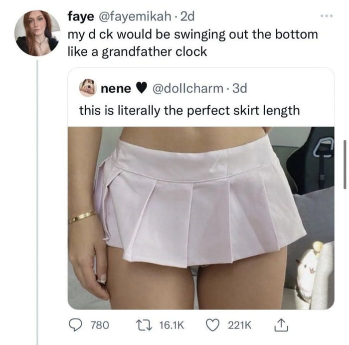 Perfect skirt length indeed