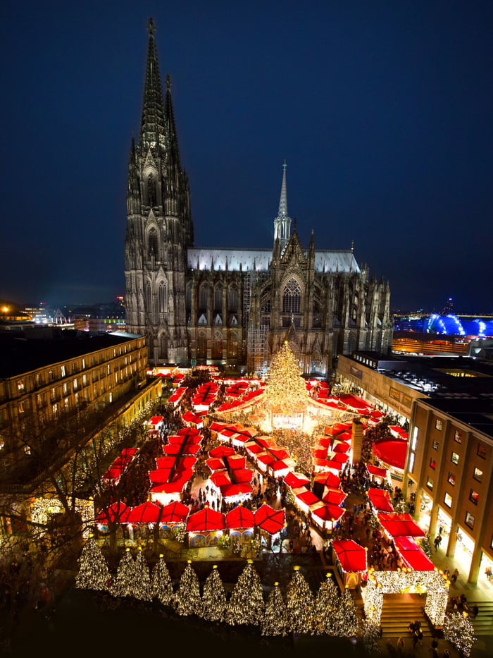 Christmas market at Cologne cathedral. Embrace your culture and tradition...
