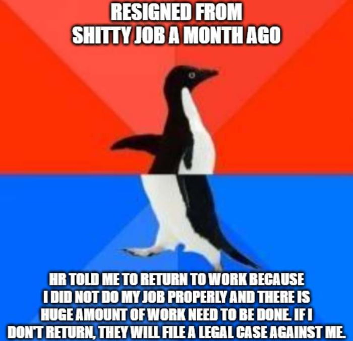 So, tell me if I used the meme right?