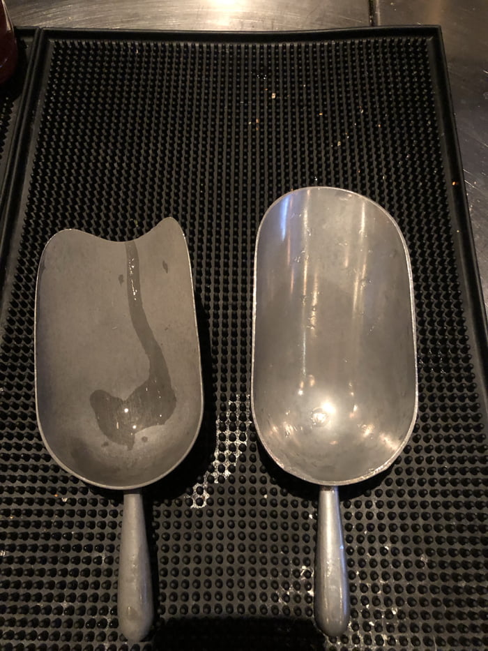 What 9 years of ice scooping does. (It’s pretty sharp as well)