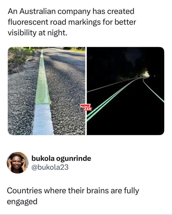 Okay Australia, showing off those fully engaged brains