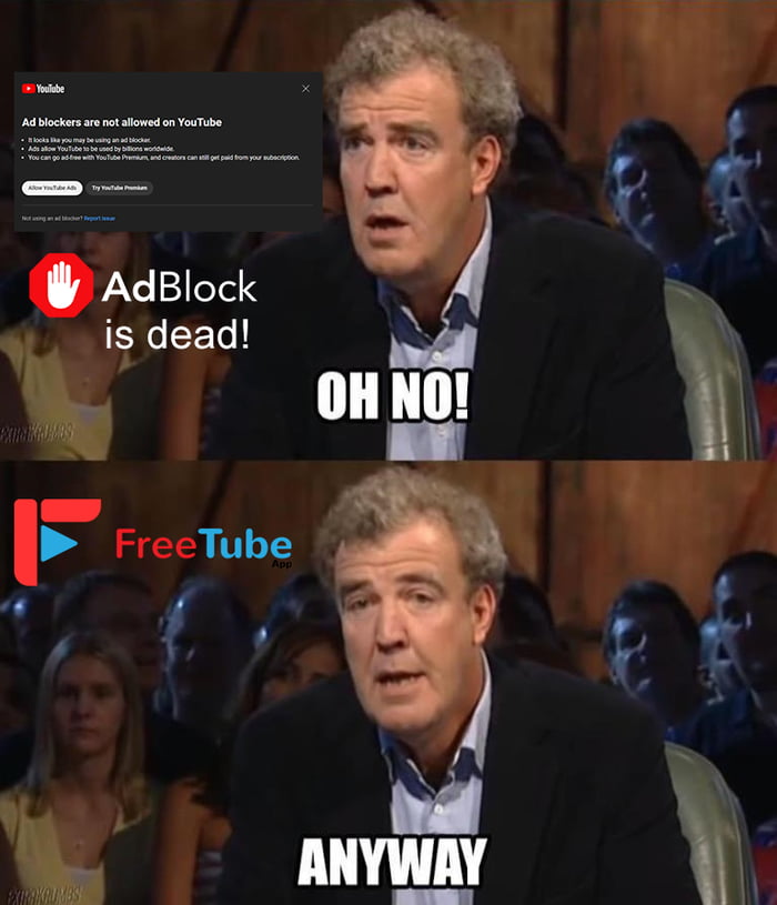 Bye bye Chrome/YouTube move to FreeTube!