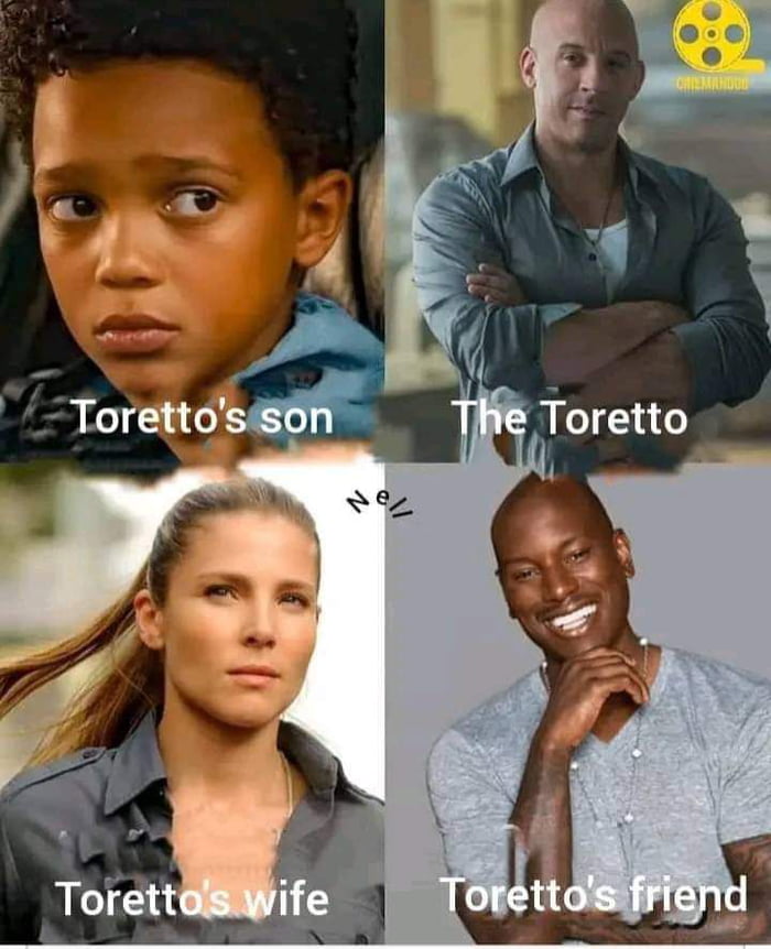 In the family, they share everything