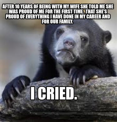 She thought it went without saying