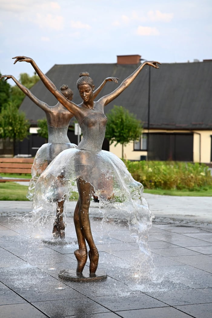 Fountain in Poland designed by M. Chodakowska