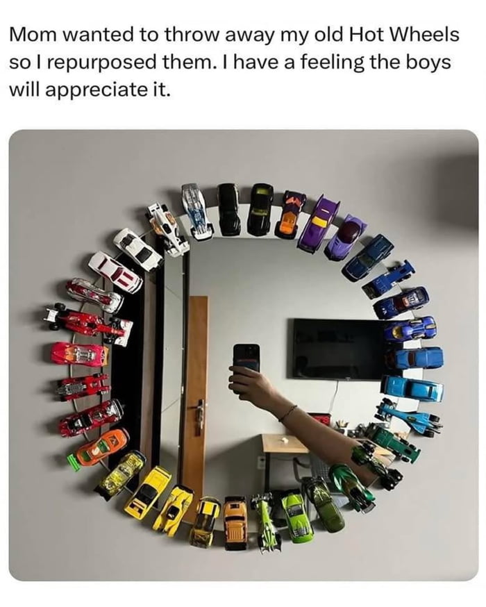 What a creative way to repurpose old toys.