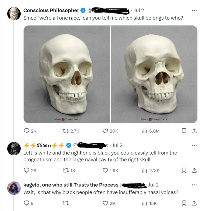 We're apparently back to phrenology on 2024's twitter.