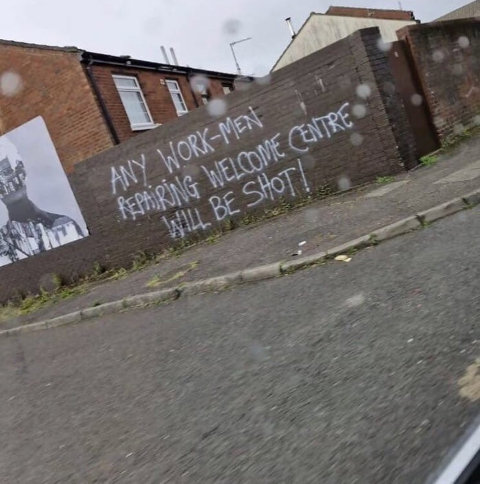 Messages found across Belfast, Noethern Ireland. The Irish don't play around!