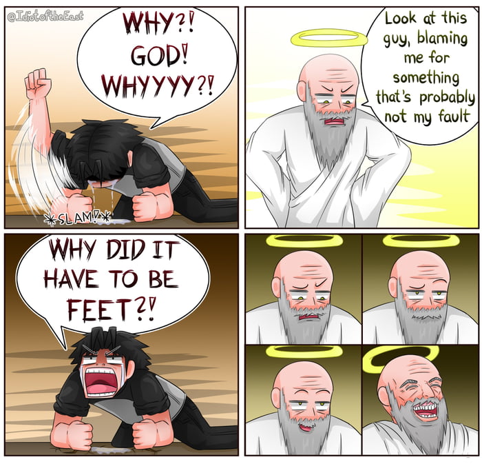 God: well, at least it's not poop
