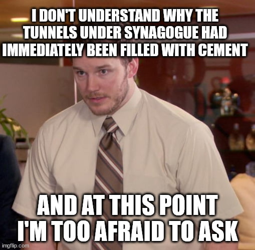 Someone in a hurry to cover up all the evidence?