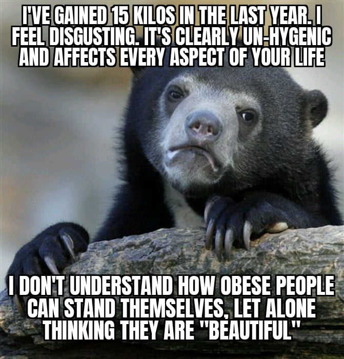 Now i'm 80 kg, 170 cm. I feel like those guys who offer candy to the random kids.