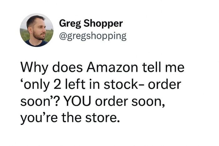 Retail logic: You're holding the bag, not me