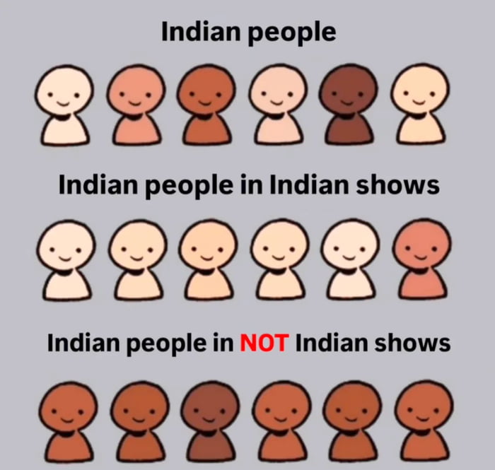 As an Indian this is so true