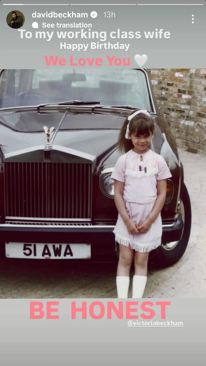 David Beckham never gonna let it slide one bit ever