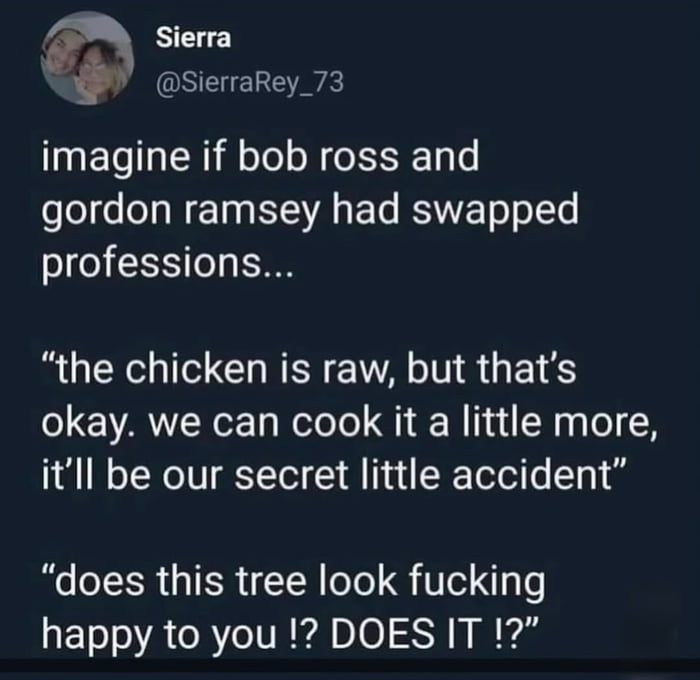 This is exactly how it would go down