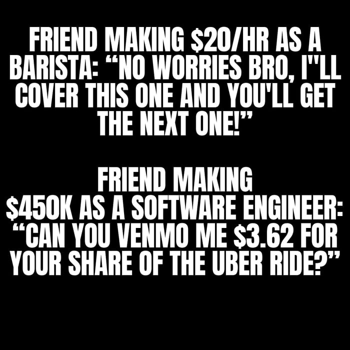 Some people are so poor all they have is money