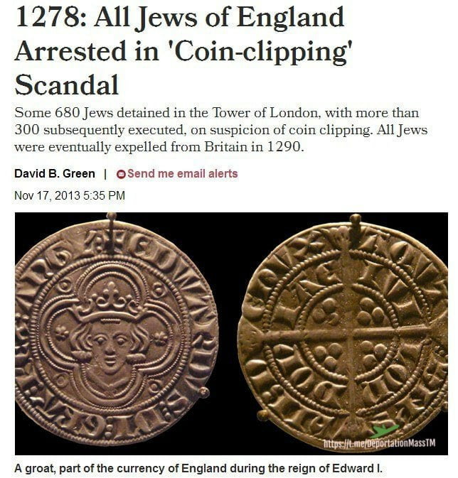 This is why coins today have ridges on their sides, to preven coin-clipping