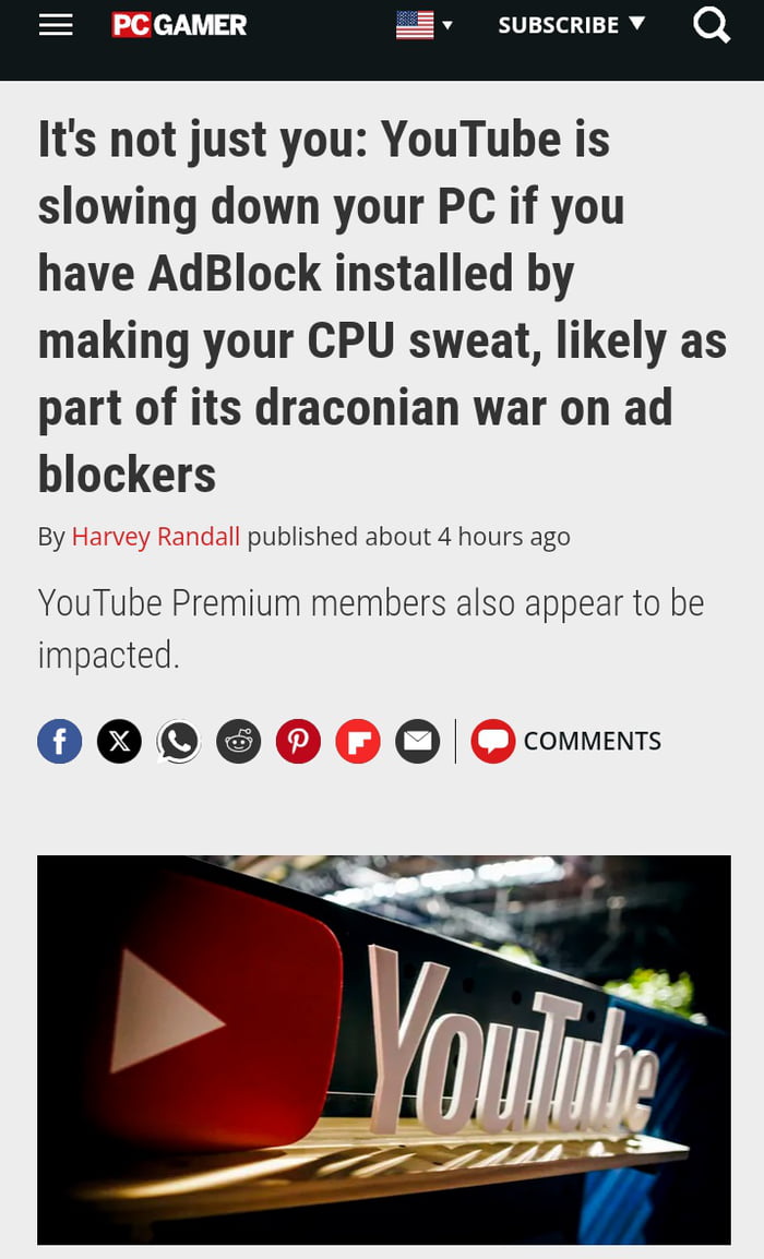 I was wondering why you Youtube was slow today. They found a new way to annoy Adblock users.