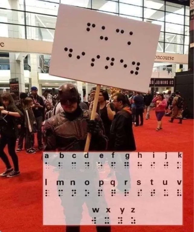 How to read brail