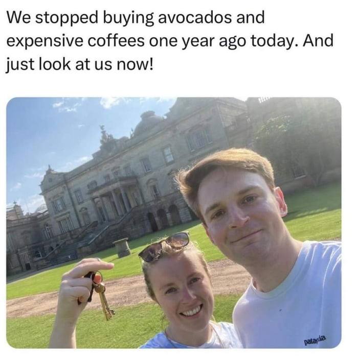 Just give up your lattes kids