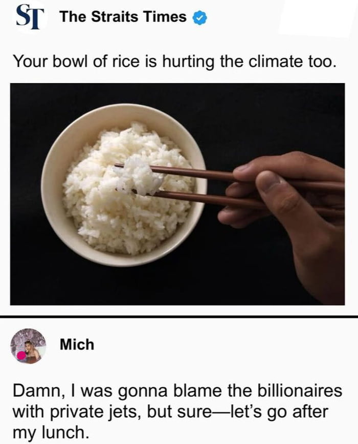 You're the carbon they want to reduce