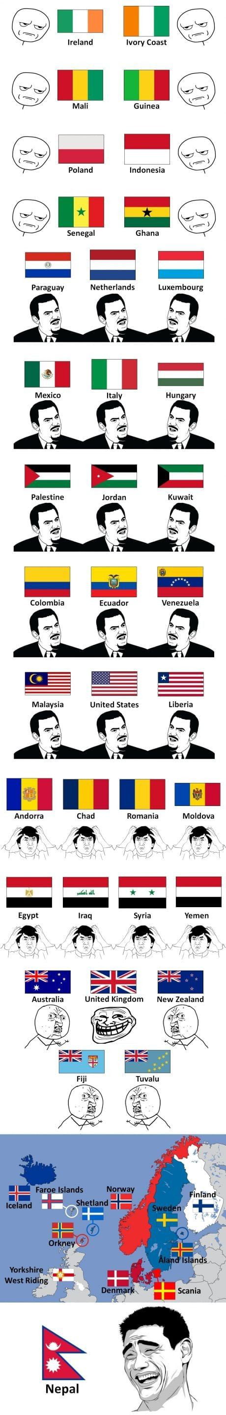 Twin flags be like: