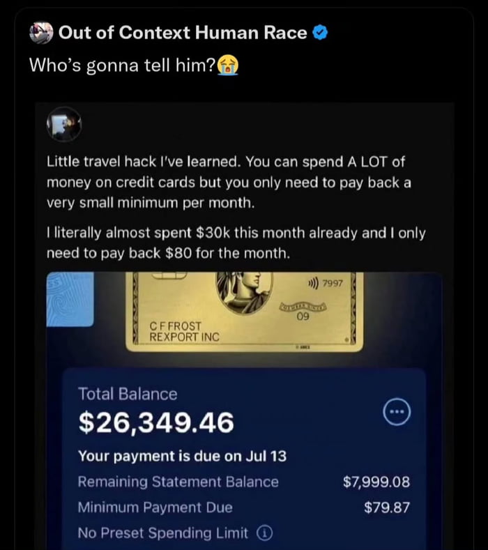 This travel hack is gonna get you places... like bankruptcy court