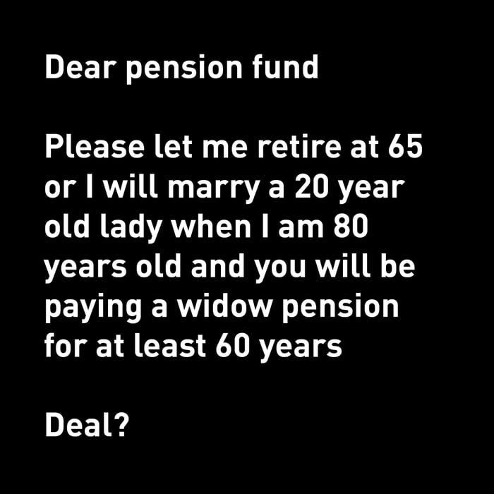 Dear pension fund