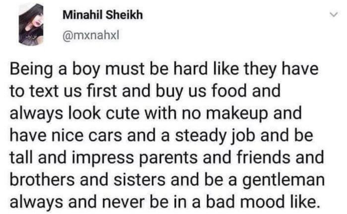 They finally realized bois!