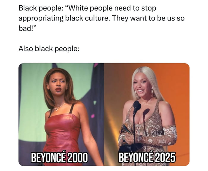 Happy black people trying to be white month!