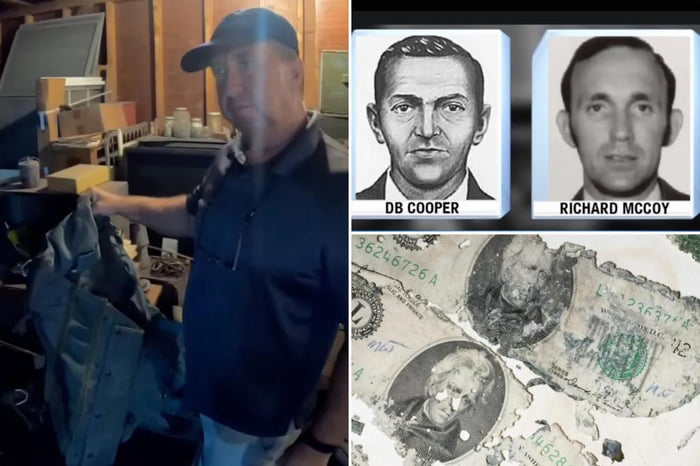 DB Cooper may have been identified! Siblings say their late father was the hijacker after finding a matching parachute. FBI investigating.