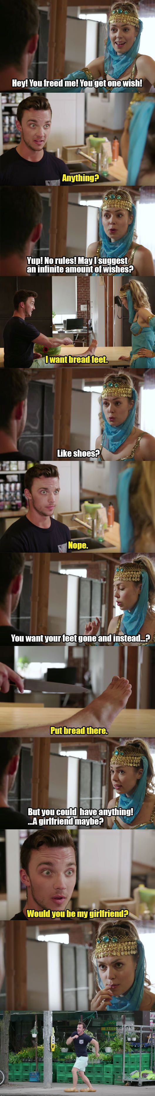 I also want bread feet